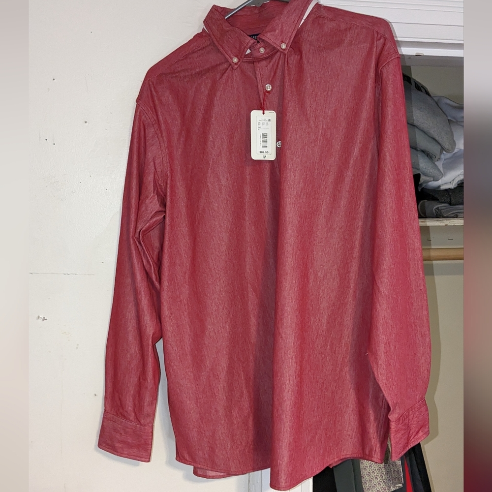 Long sleeve dress shirt cremeiux